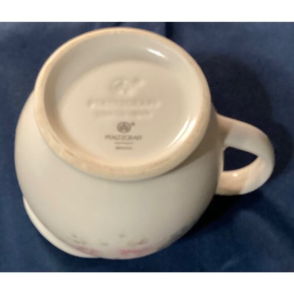 Vintage Pfaltzgraff Tea Rose Creamer 5” Tall Pitcher Stoneware - Picture 10 of 10